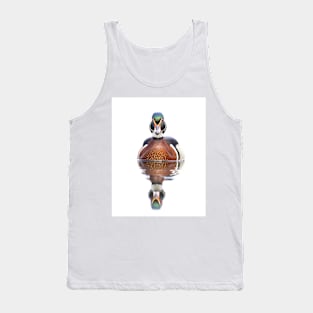 Wood duck swimming in Spring Tank Top